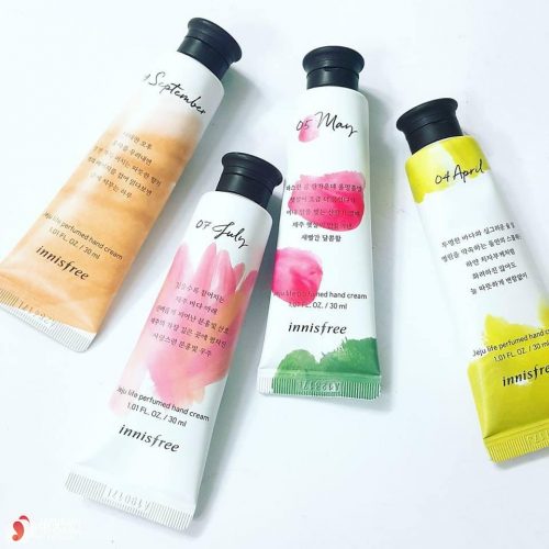 kem duong da tay Innisfree Perfumed Hand Cream e1567330275625