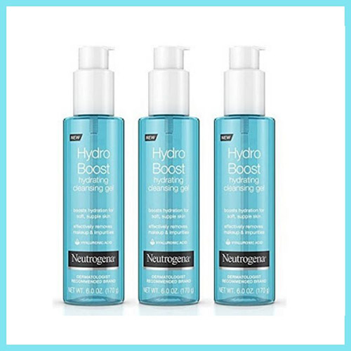 sua rua mat cho da kho Neutrogena Hydro Boost Hydrating Cleansing Gel