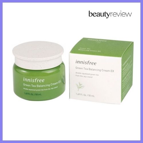 kem duong am cho da mun innisfree green tea