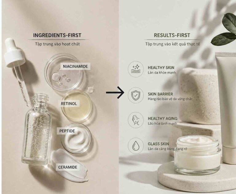 Home 30 Ingredient marketing skincare voi Niacinamide Retinol Vitamin C va BHA
